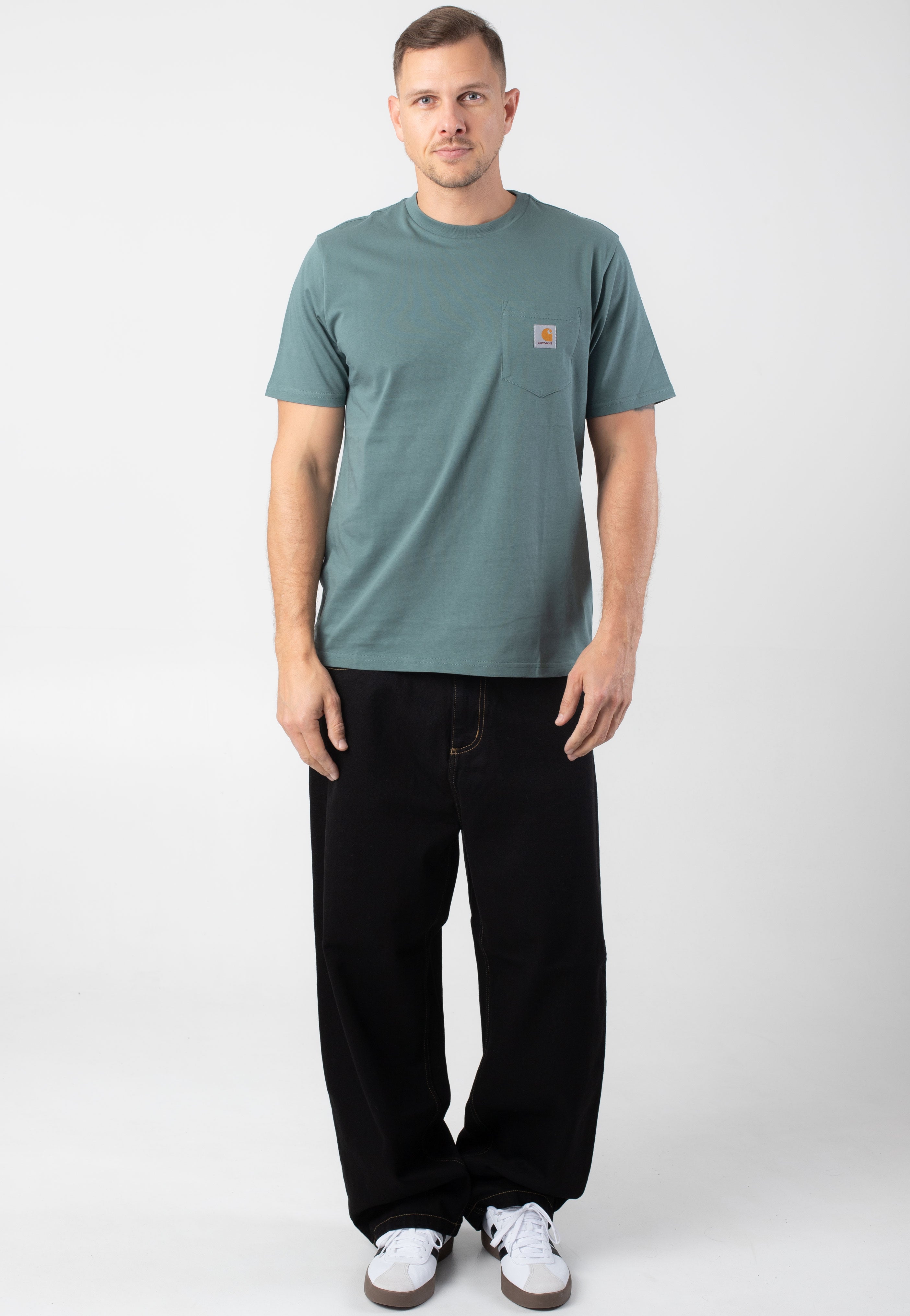 Carhartt WIP - Pocket Silver Pine - T-Shirt Find Great Online