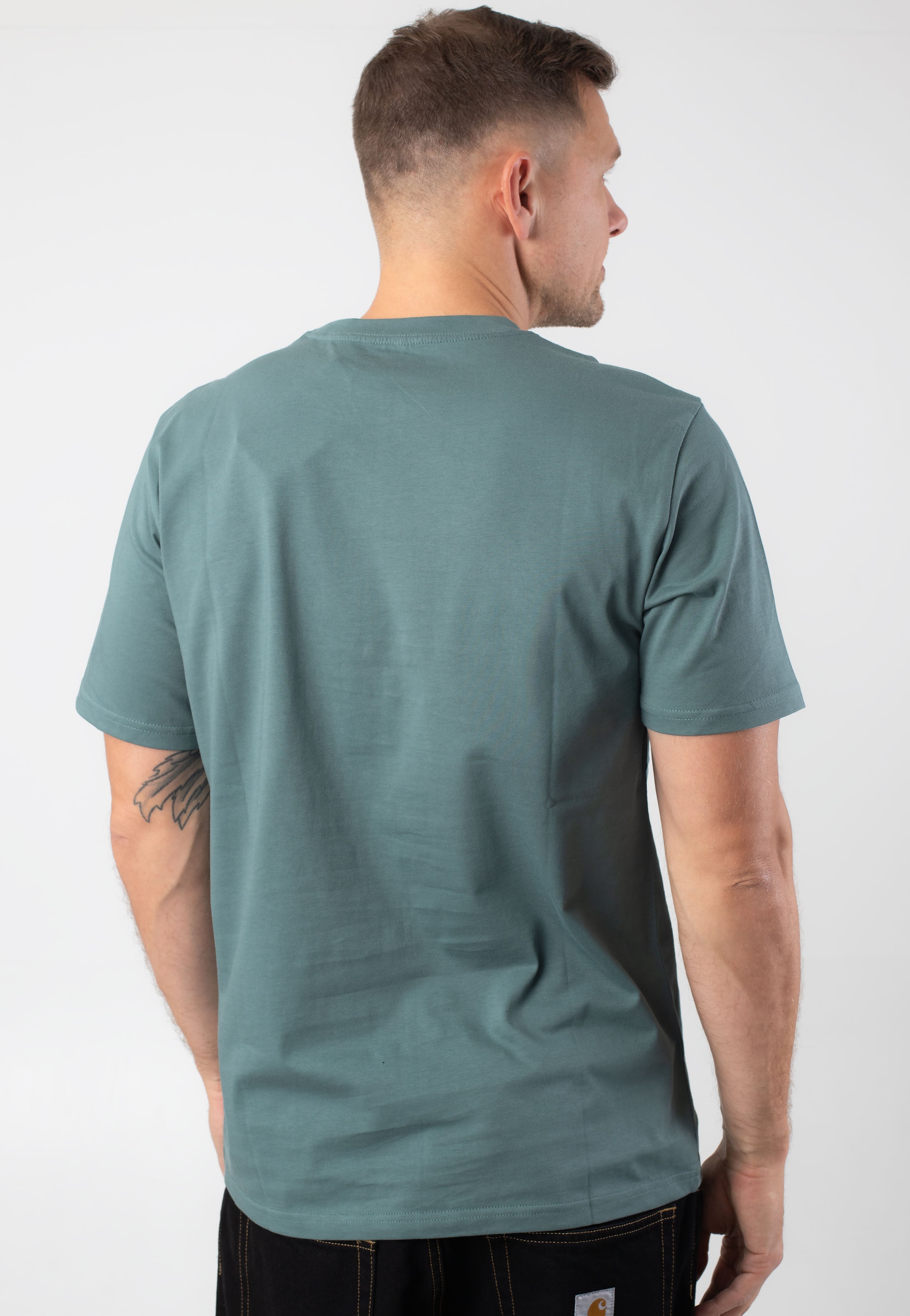 Carhartt WIP - Pocket Silver Pine - T-Shirt Find Great Online