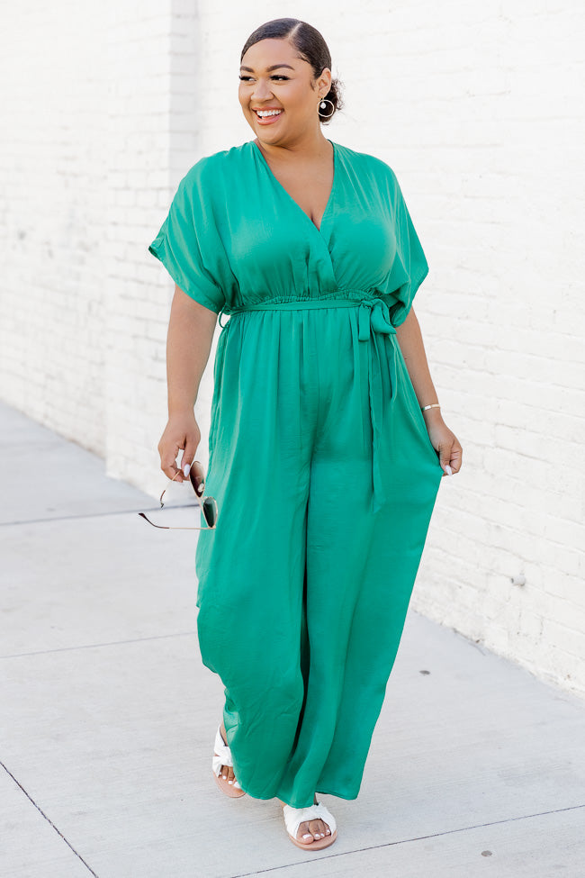 Path To Happiness Teal Jumpsuit FINAL SALE Sale Popular