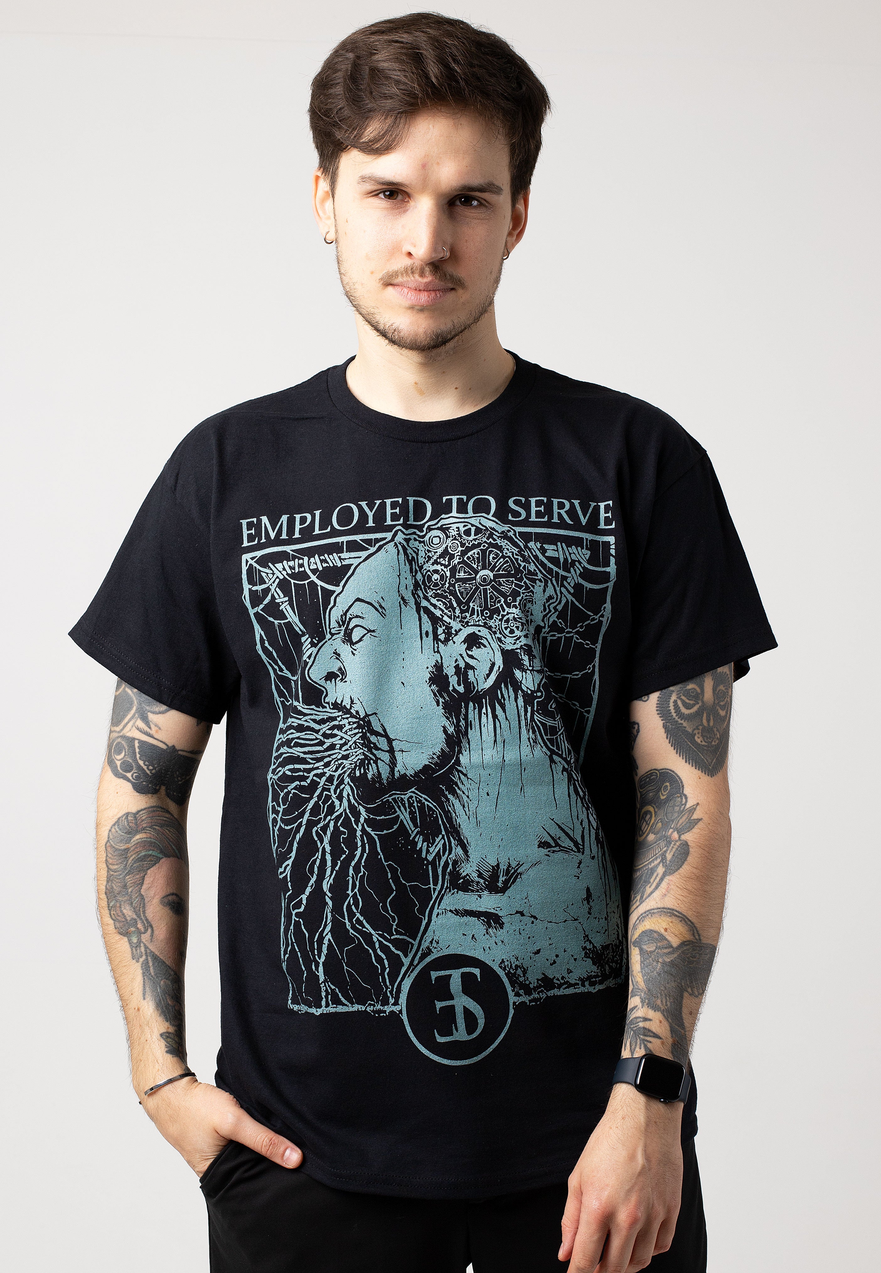 Employed To Serve - Force Fed - T-Shirt Amazon Online