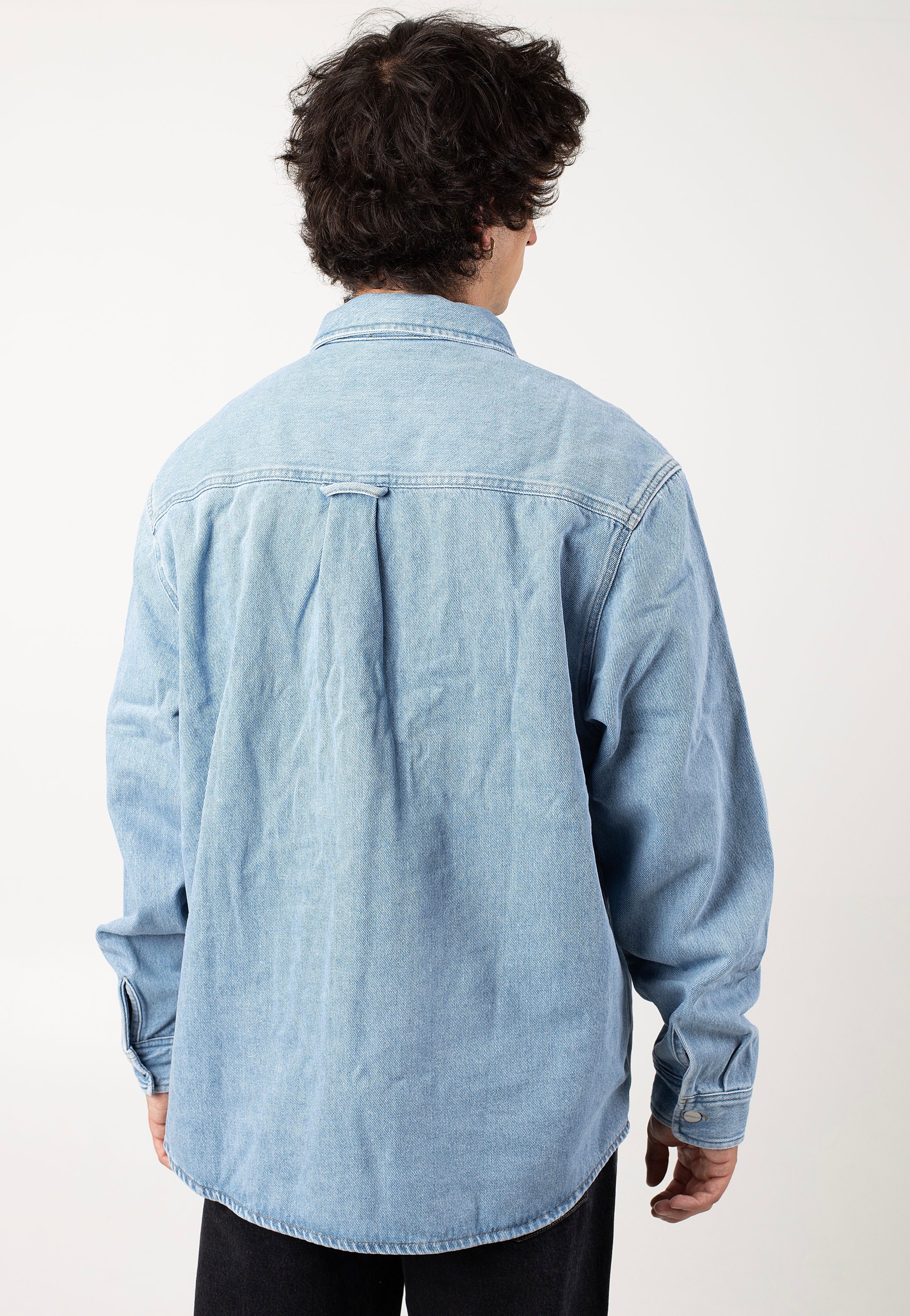 Carhartt WIP - Harvey Dark Bleached Blue - Jacket Clearance Websites