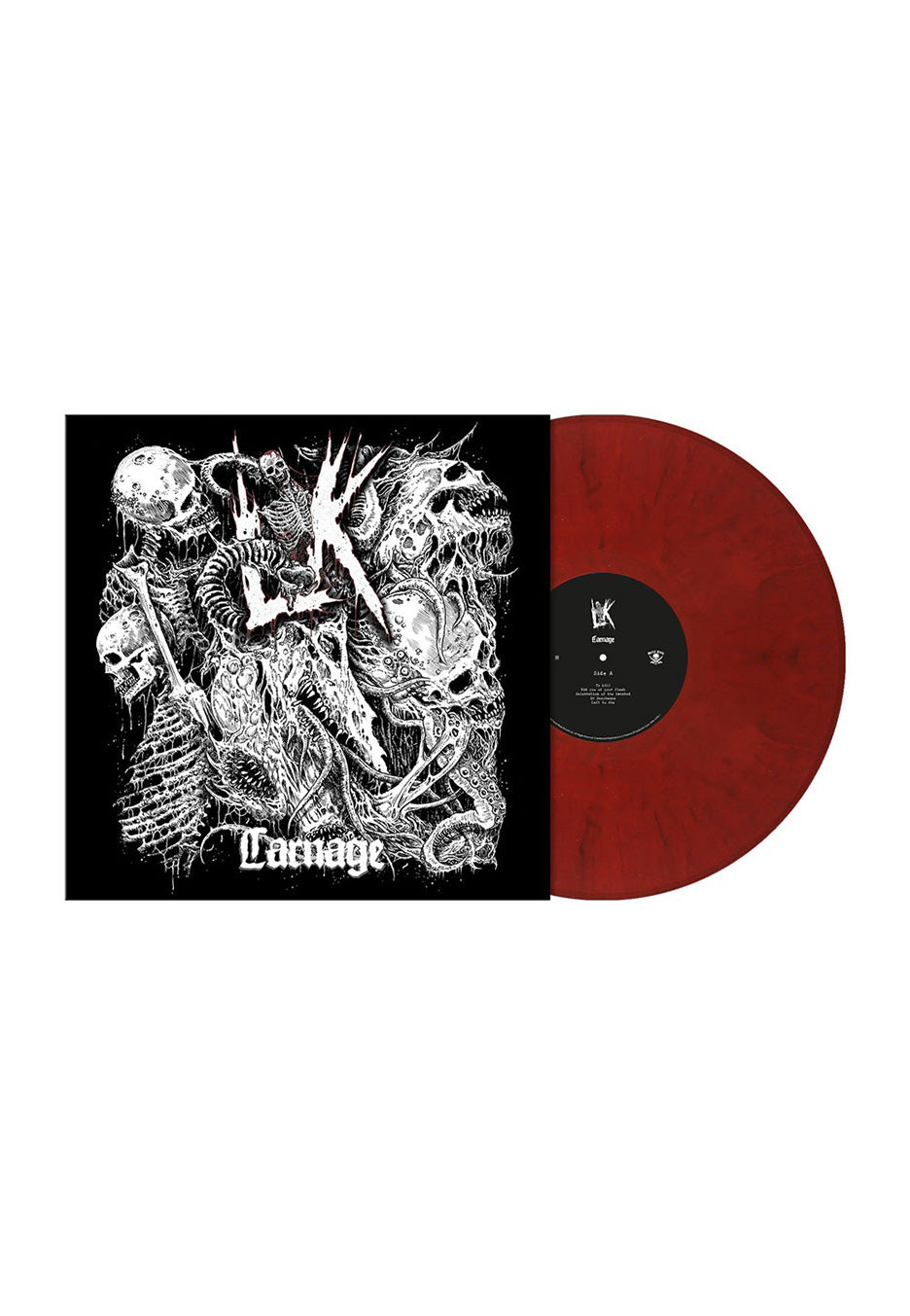 Lik - Carnage Red Black - Marbled Vinyl Free Shipping View