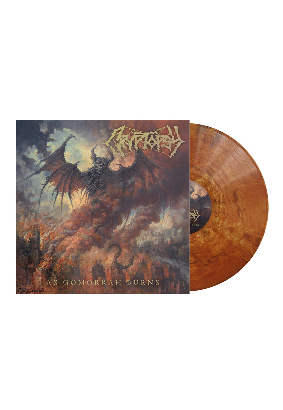 Cryptopsy - As Gomorrah Burns Ltd. Copper - Colored Vinyl Clearance Buy