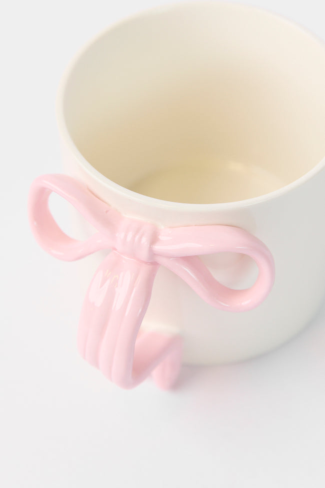 Pink Bow Mug Outlet