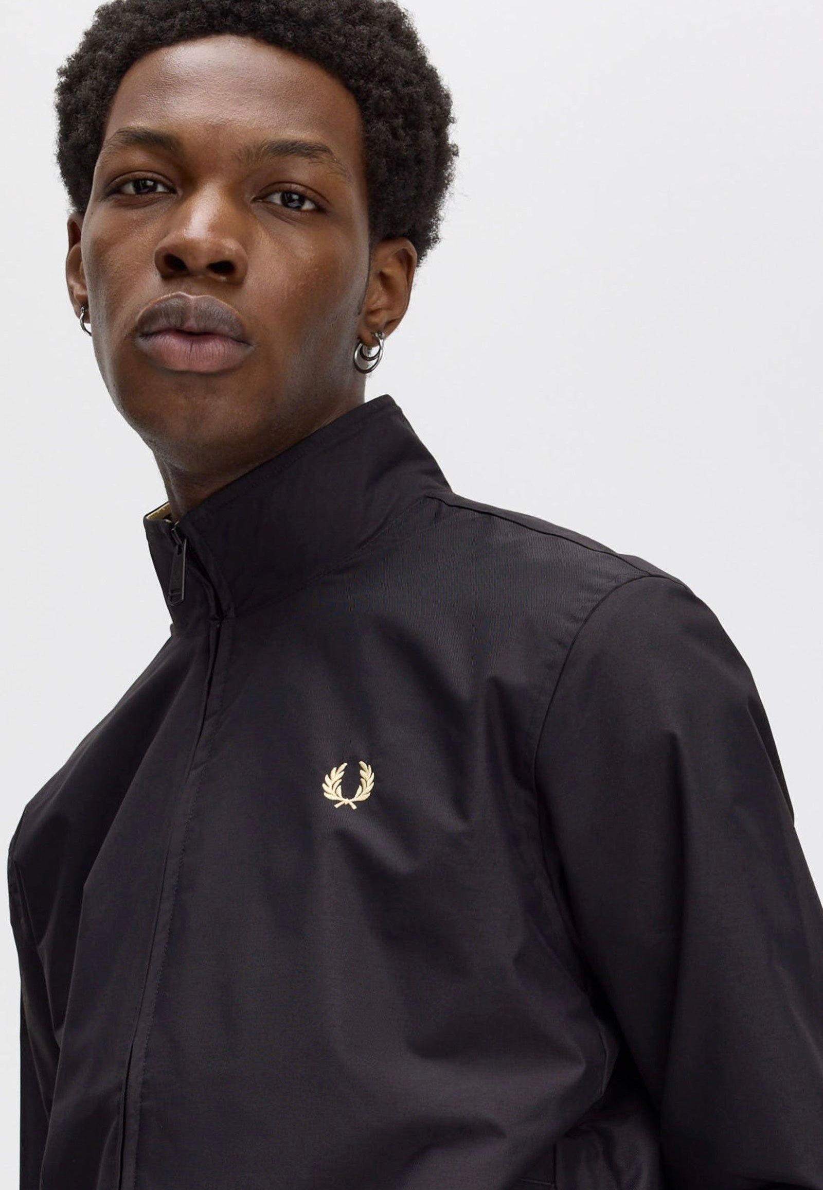 Fred Perry - The Brentham Black - Jacket Cheap 2025 Newest