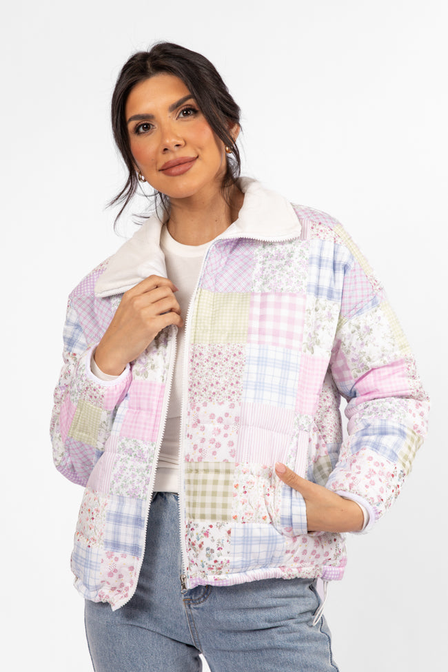 Vail Valley Multi Patch Printed Puffer Jacket SALE Free Shipping Top Quality