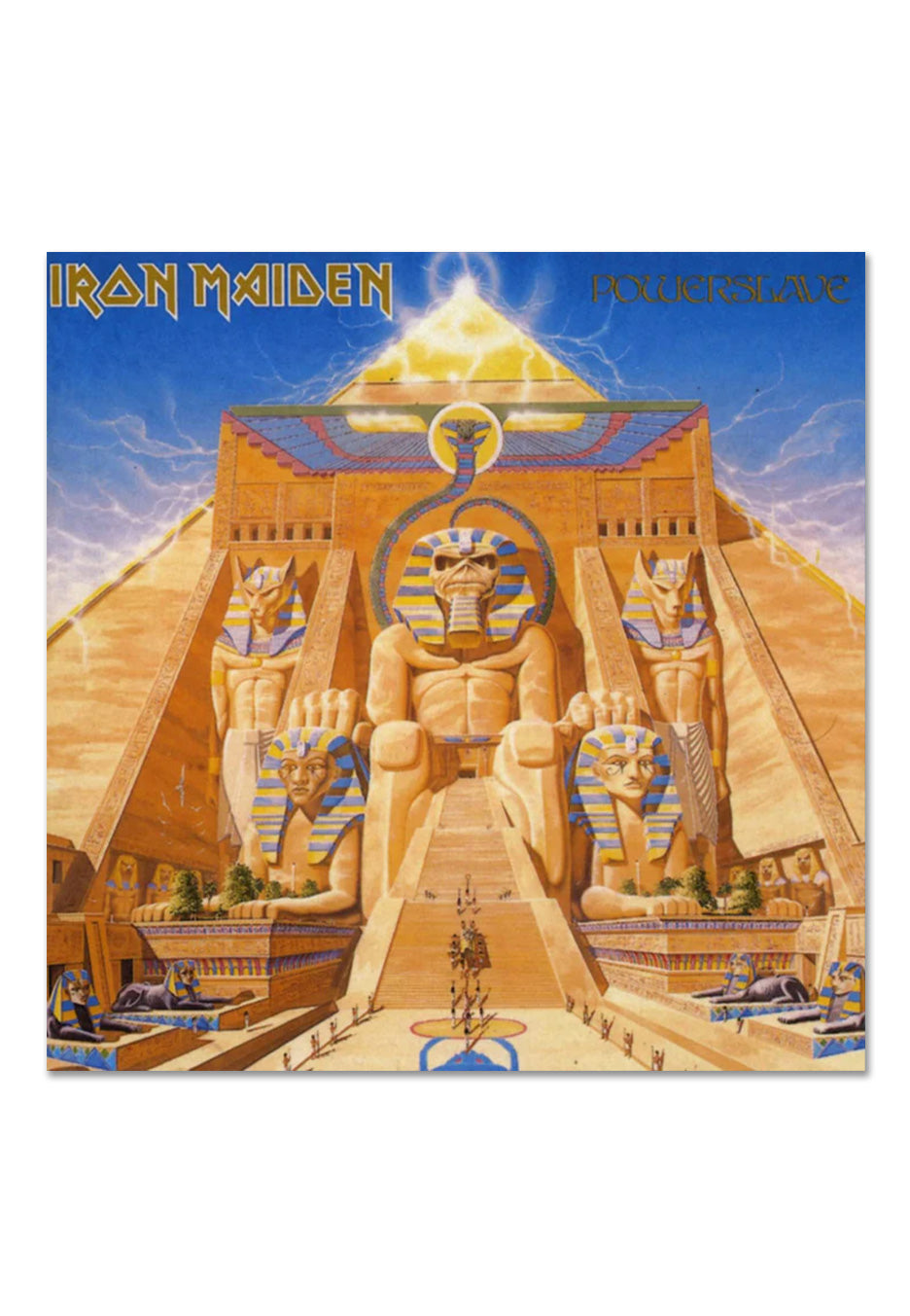 Iron Maiden - Powerslave (40th Anniversary) Ltd. Zoetrope - Colored Vinyl Free Shipping Deals