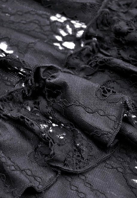 Dark in Love - Gothic Elegant Lady Lace Dovetail - Dress Buy Cheap Shop