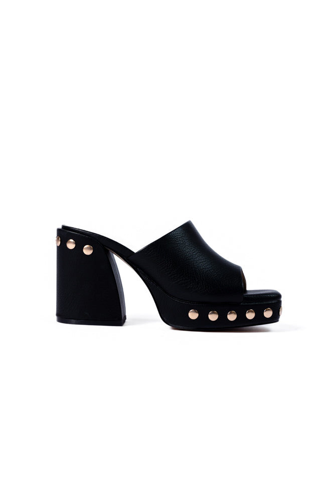 Hunter Black Studded Heels Free Shipping Purchase