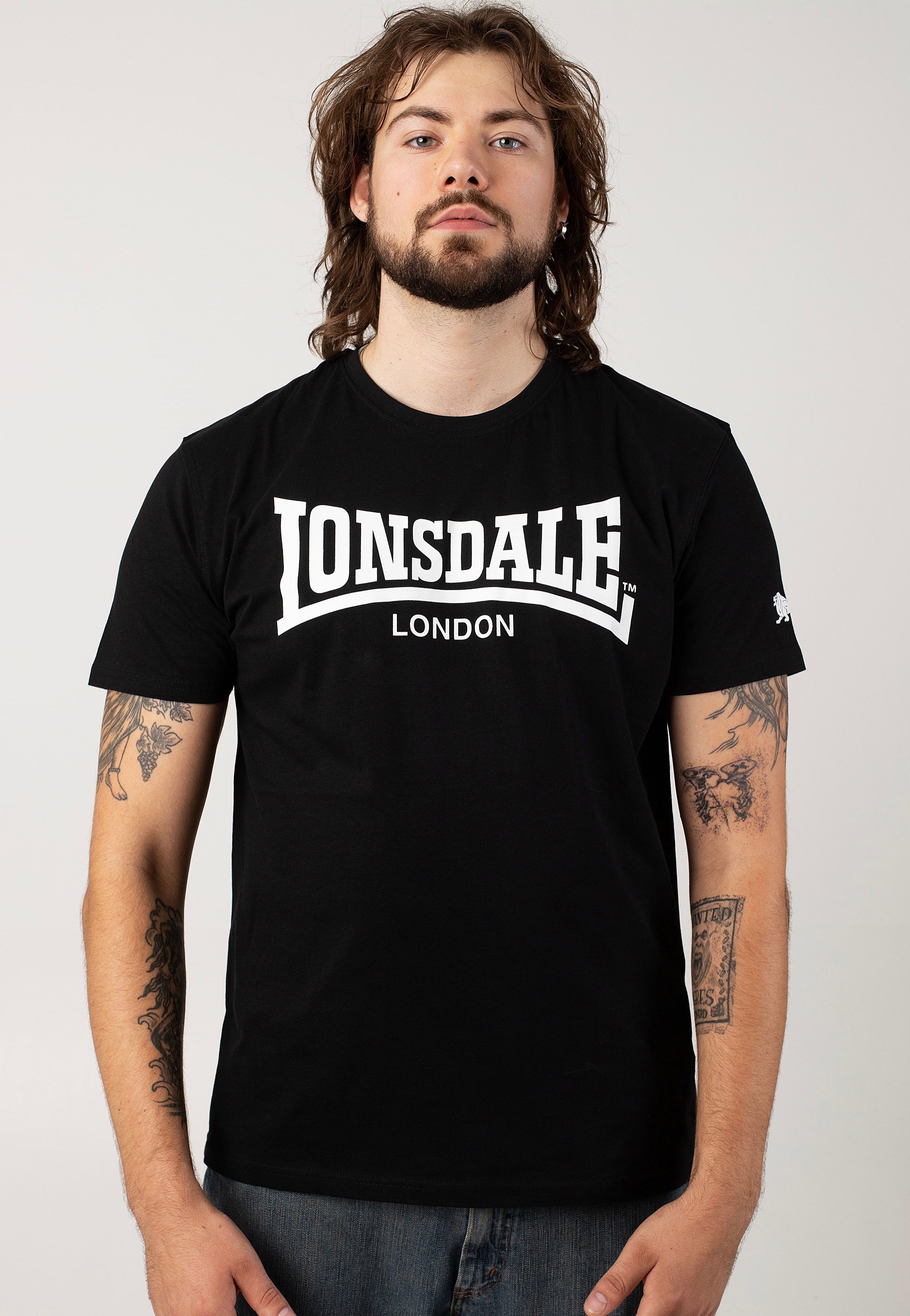 Lonsdale - Piddinghoe Pack Of 2 Black - T-Shirt 2025 New Cheap Online