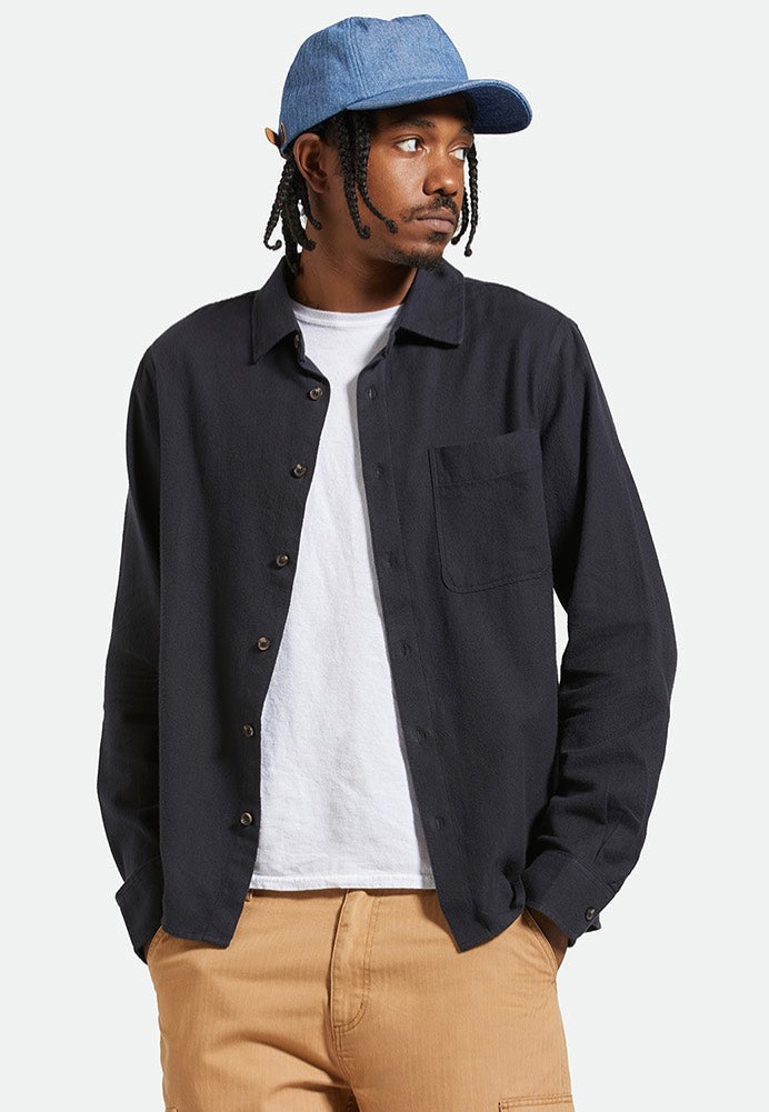 Brixton - Hasting Flannel Black - Shirt Free Shipping Outlet Locations