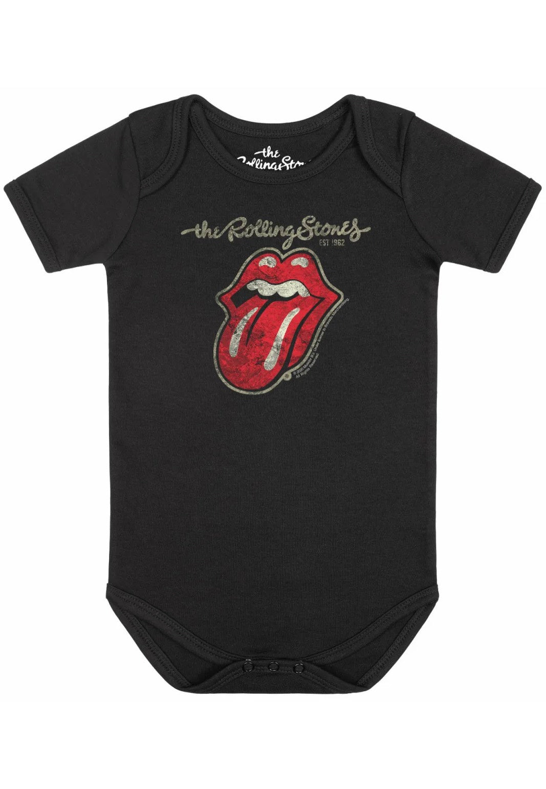 The Rolling Stones - Classic Tongue Babygrow - Bodysuit 2025 New For Sale