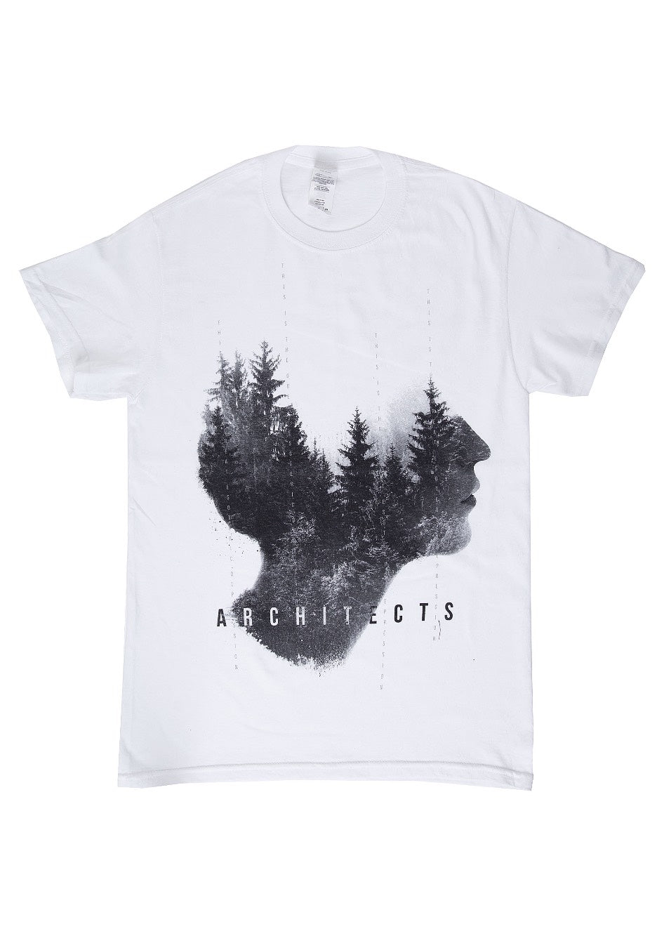 Architects - Forest White - T-Shirt Clearance Extremely