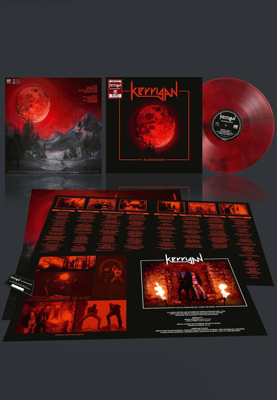 Kerrigan - Bloodmoon (Reissue) Ltd. Red - Marbled Vinyl Cheap Pice Cost