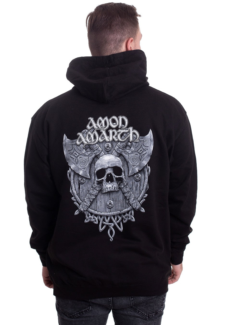 Amon Amarth - Grey Skull - Hoodie For Sale Sale Online