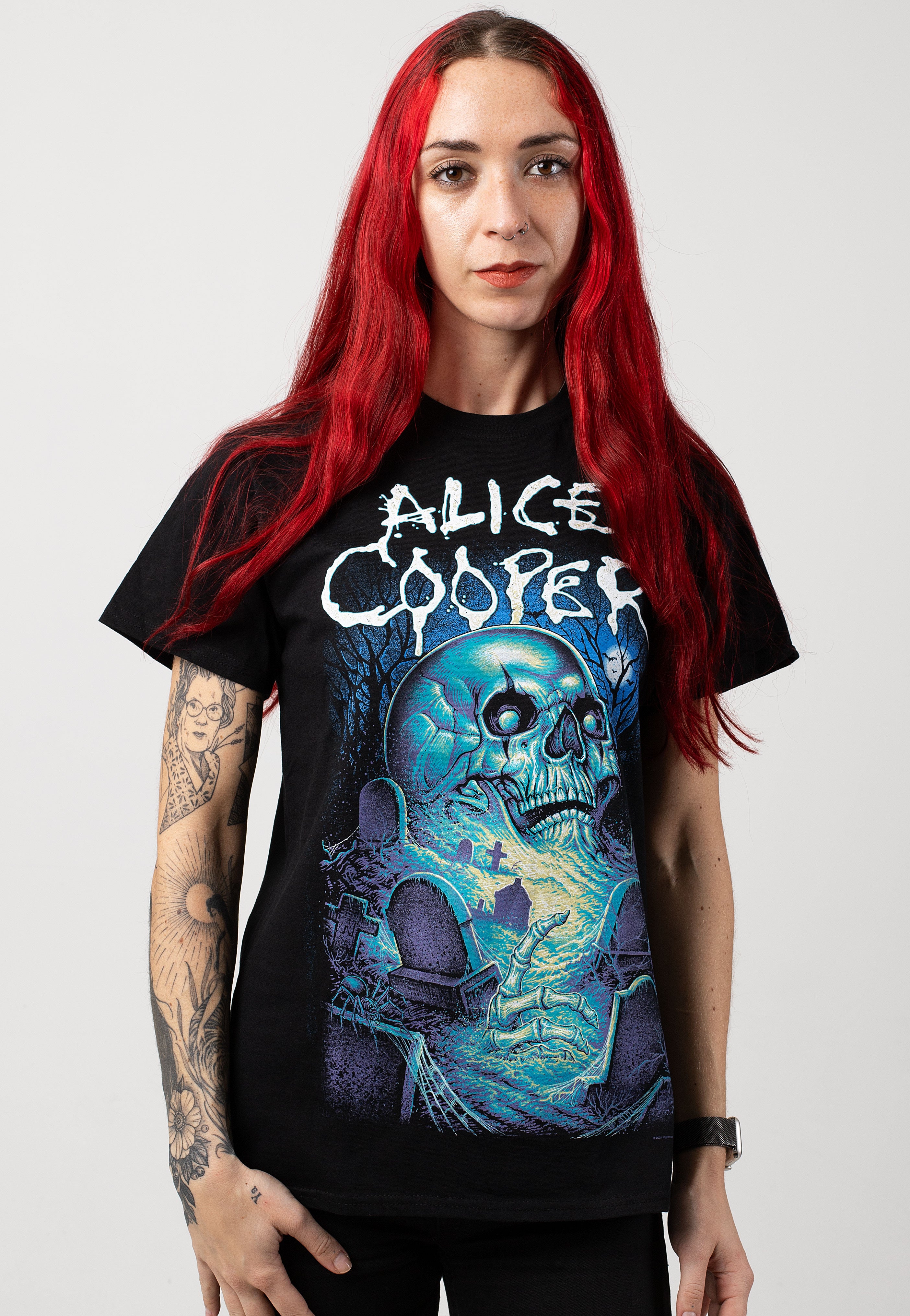 Alice Cooper - Graveyard Blue - T-Shirt Sale Best Pices