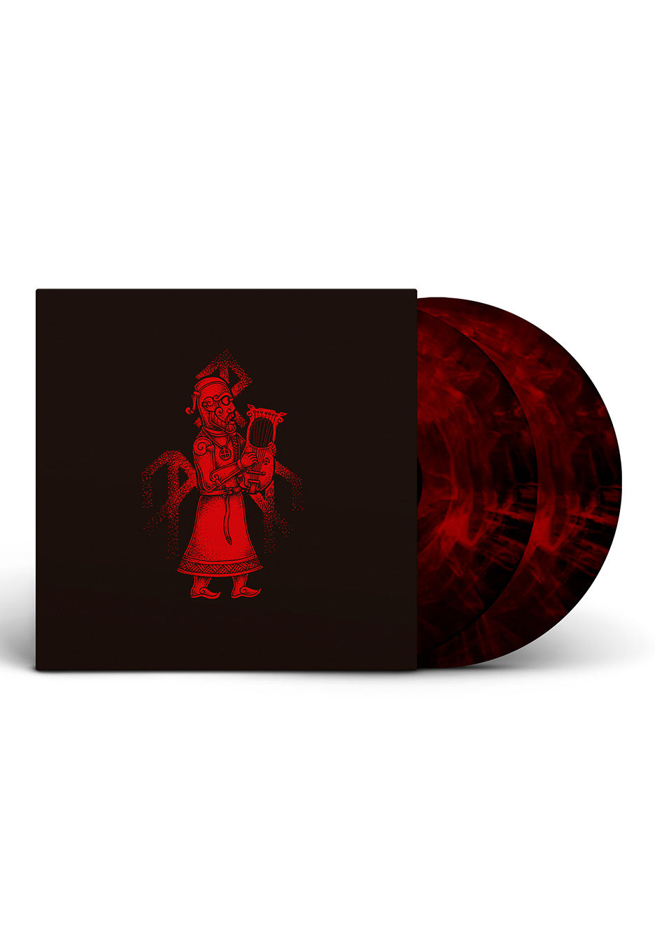 Wardruna - Skald Ltd. Transparent Red & Black Smoke - Colored 2 Vinyl Authentic Cheap Pice