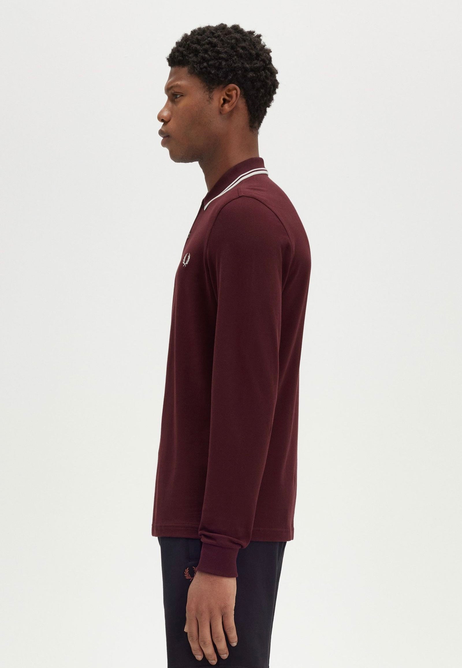 Fred Perry - Twin Tipped Oxblood - Longsleeve Best