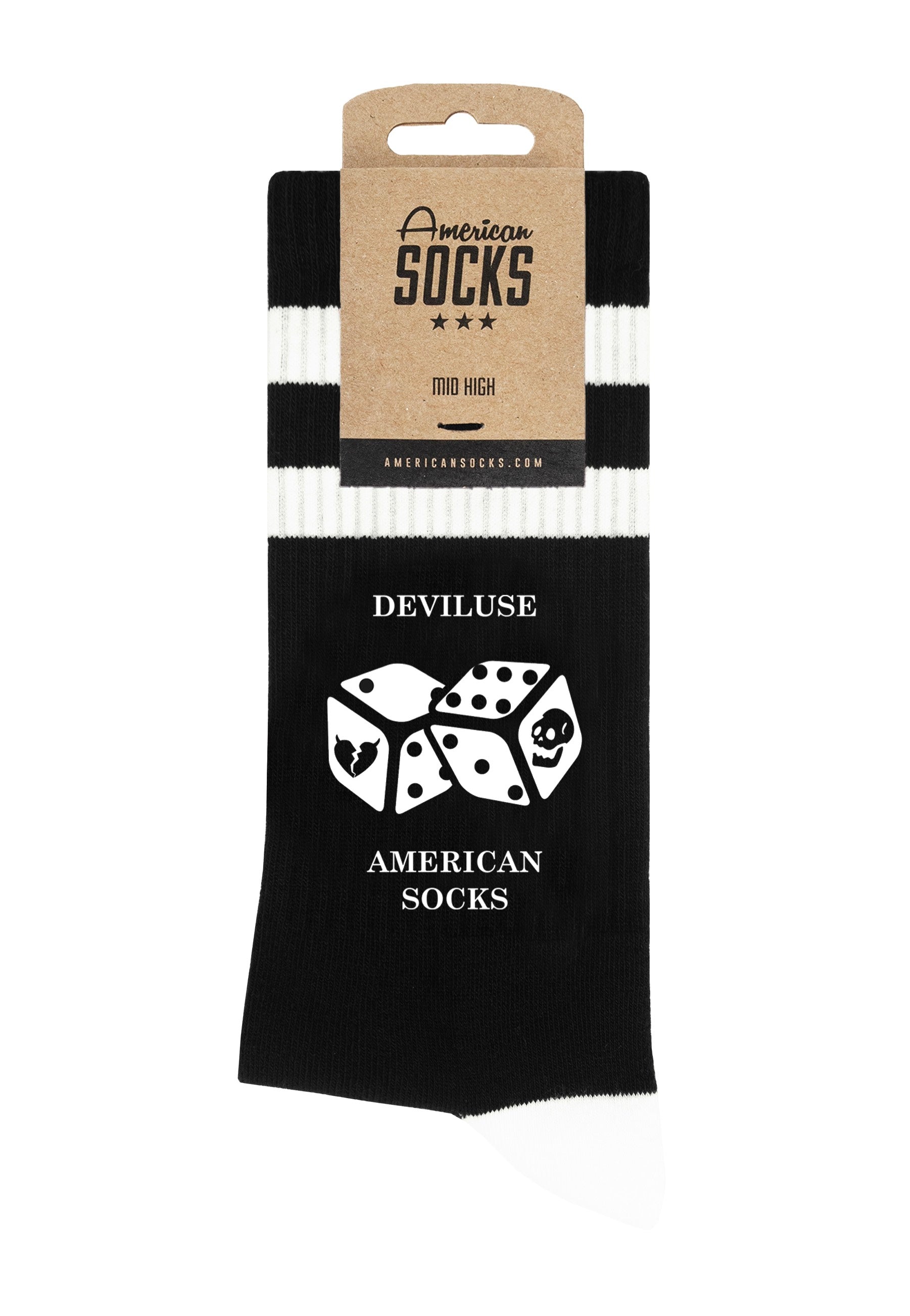 American Socks - Good Luck Mid High Black - Socks Outlet Cheap Authentic