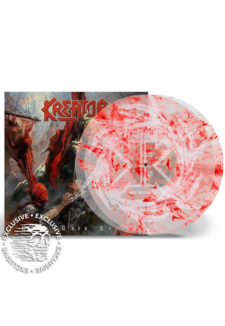 Kreator - Hate ber Alles Ltd. Clear/Red - Marbled 2 Vinyl Get To Buy