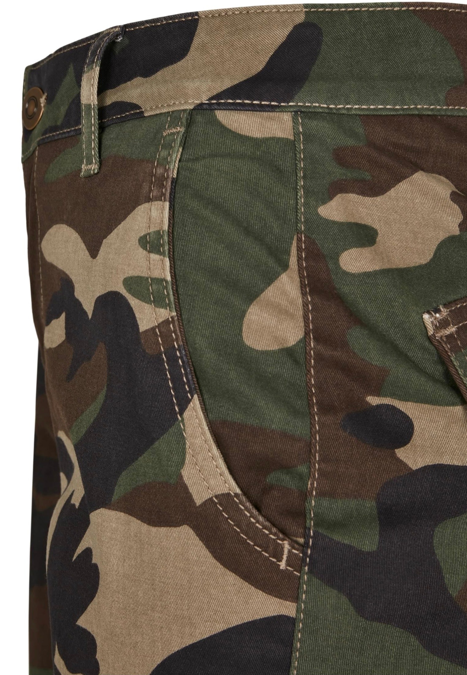 Urban Classics - Ladies High Waist Cargo Woodcamo - Pants Good Selling Sale Online