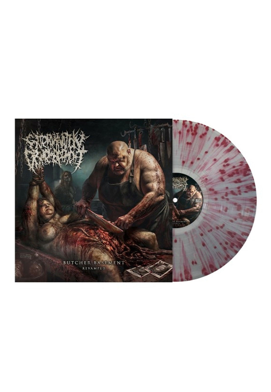 Extermination Dismemberment - Butcher Basement (Revamped) Ltd. Blood - Splattered Vinyl Comfortable Cheap Pice