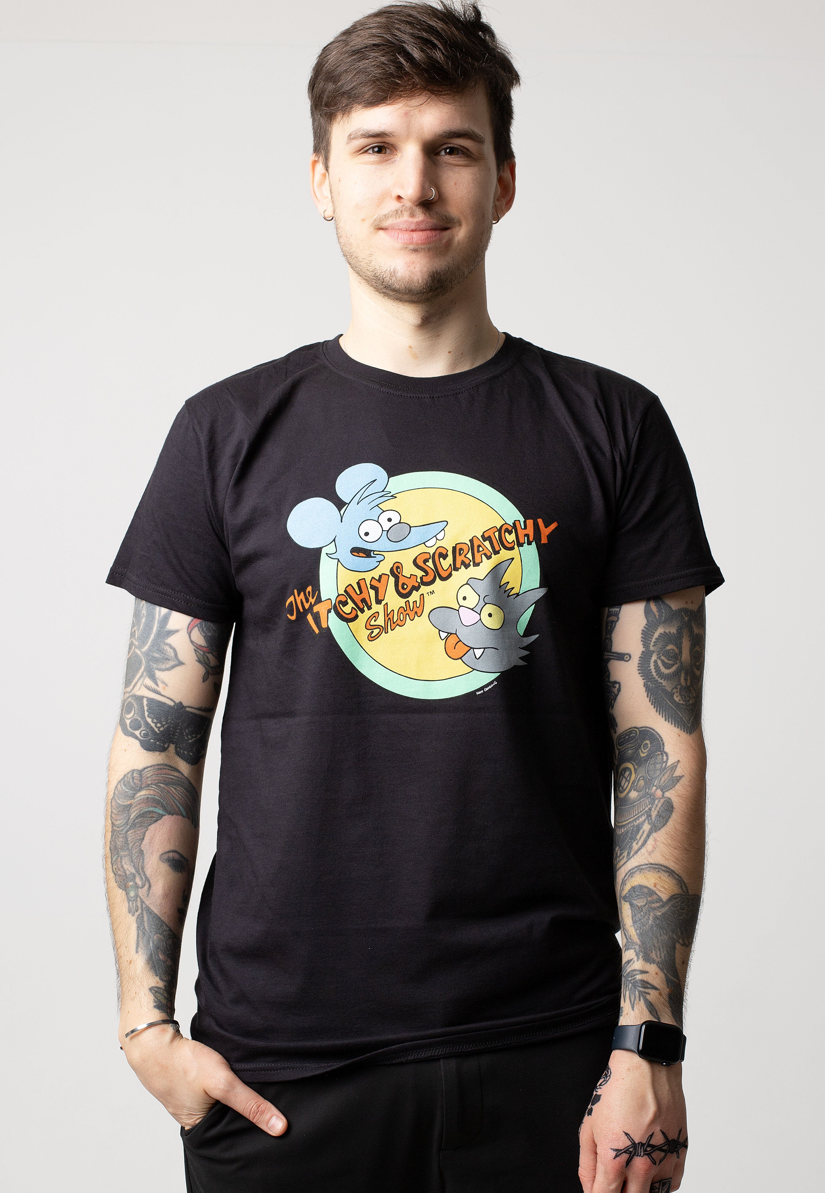 The Simpsons - Itchy And Scratchy - T-Shirt Cheap Online Store Manchester