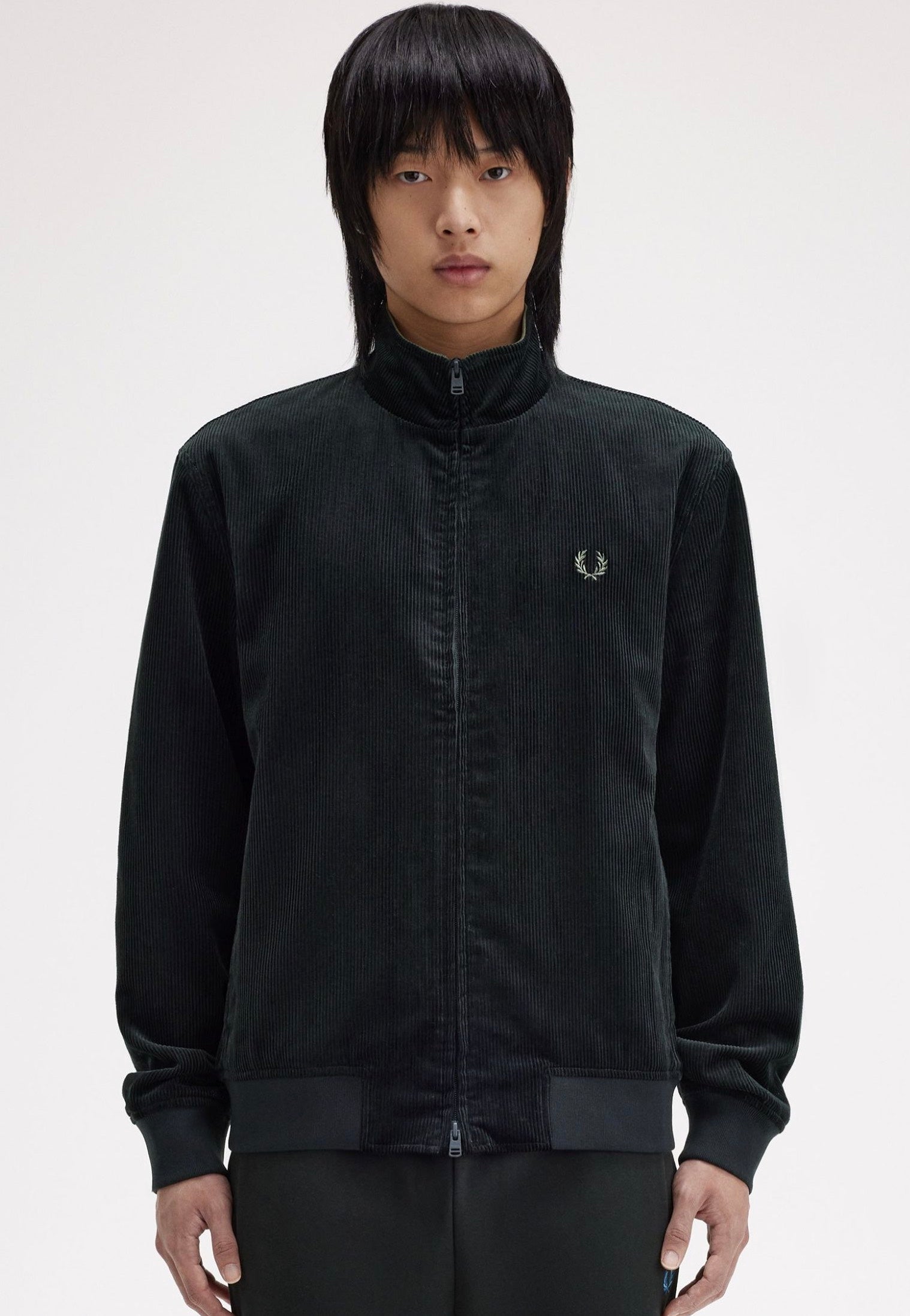 Fred Perry - Cord Brentham Night Green - Jacket Free Shipping Shop For