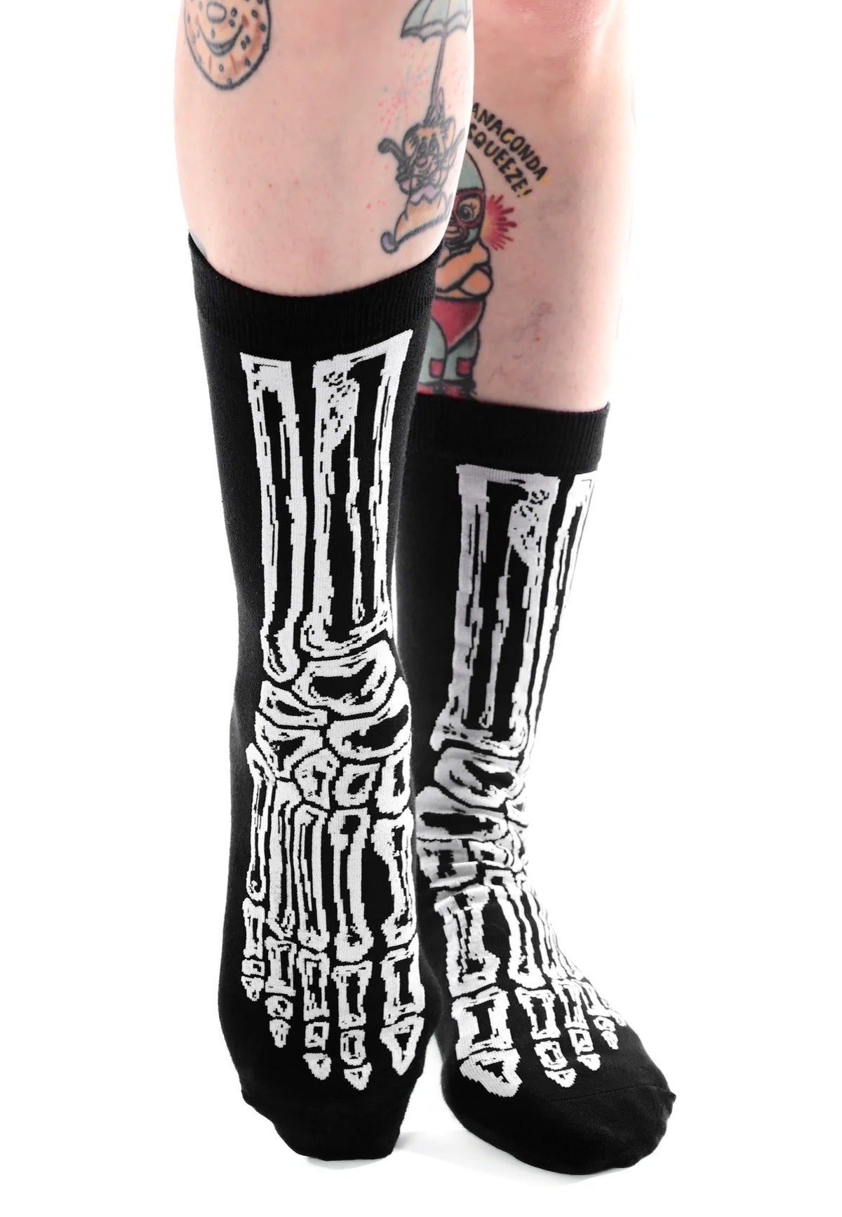 Foxblood - Skelly Foot Black - Socks Clearance In China