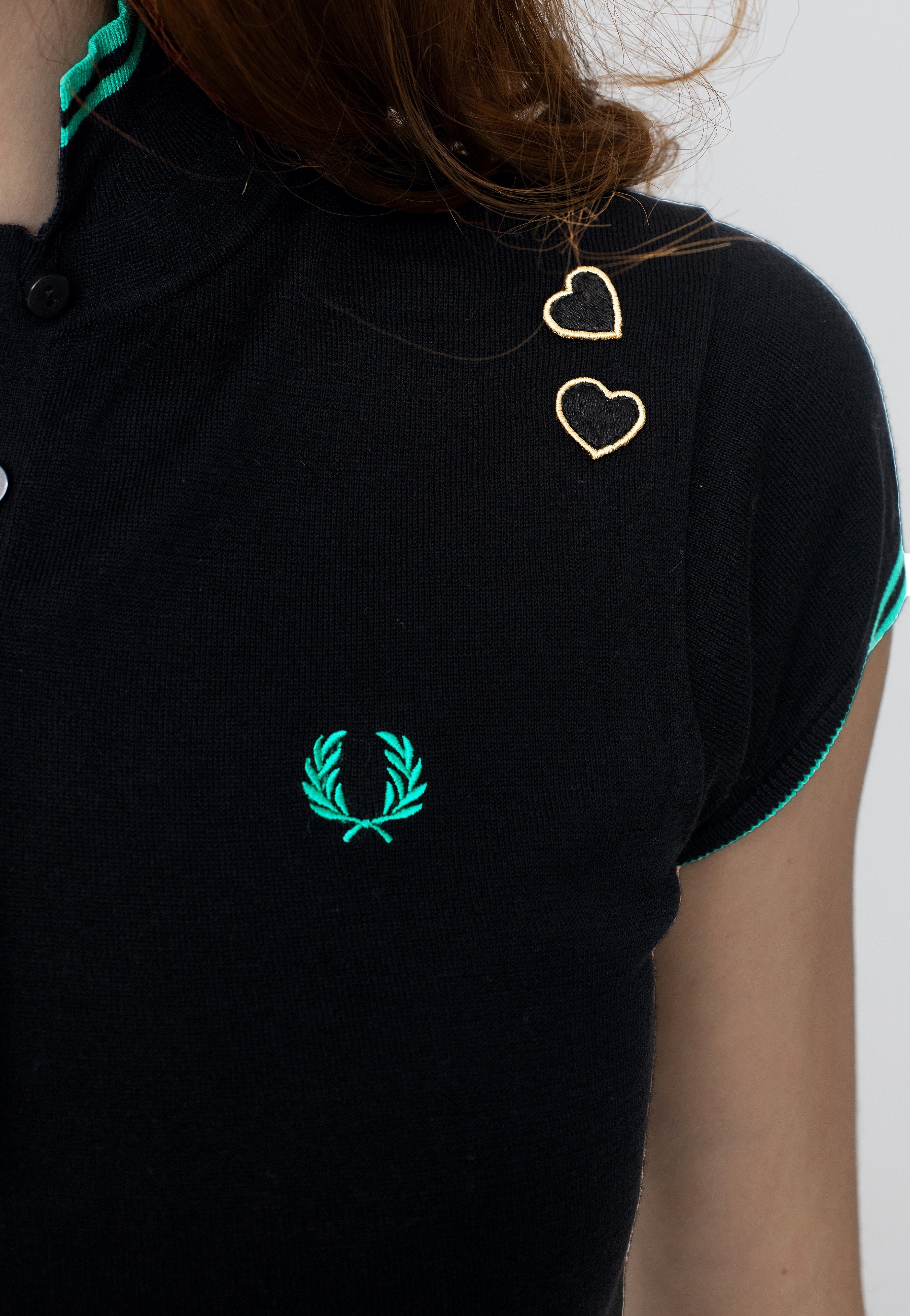 Fred Perry x Amy Winehouse - Knitted Black - Polo Get Authentic Cheap Pice