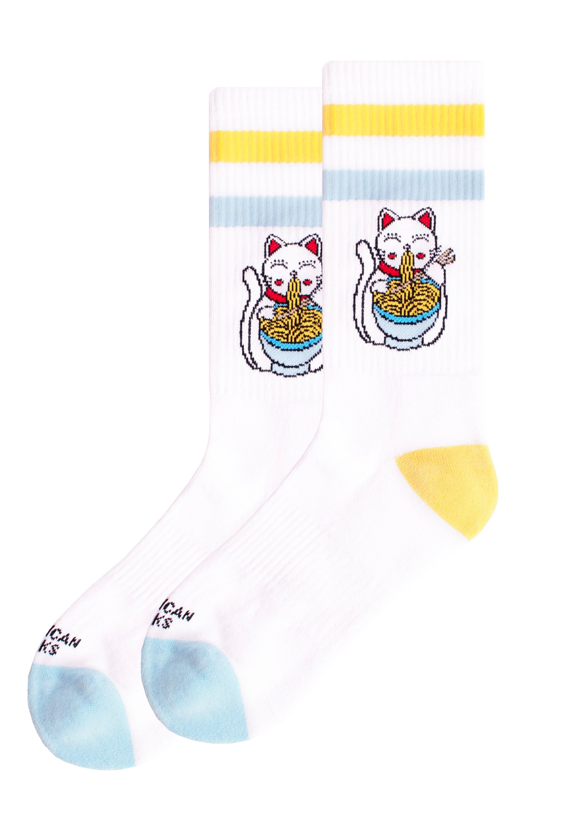 American Socks - Neko Mid High White - Socks Cheap Sale Looking For