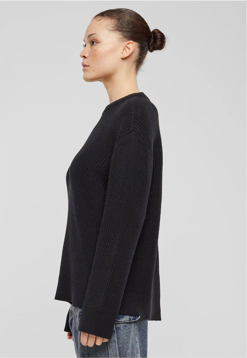 Urban Classics - Ladies Rib Knit Black - Pullover Pick A Best