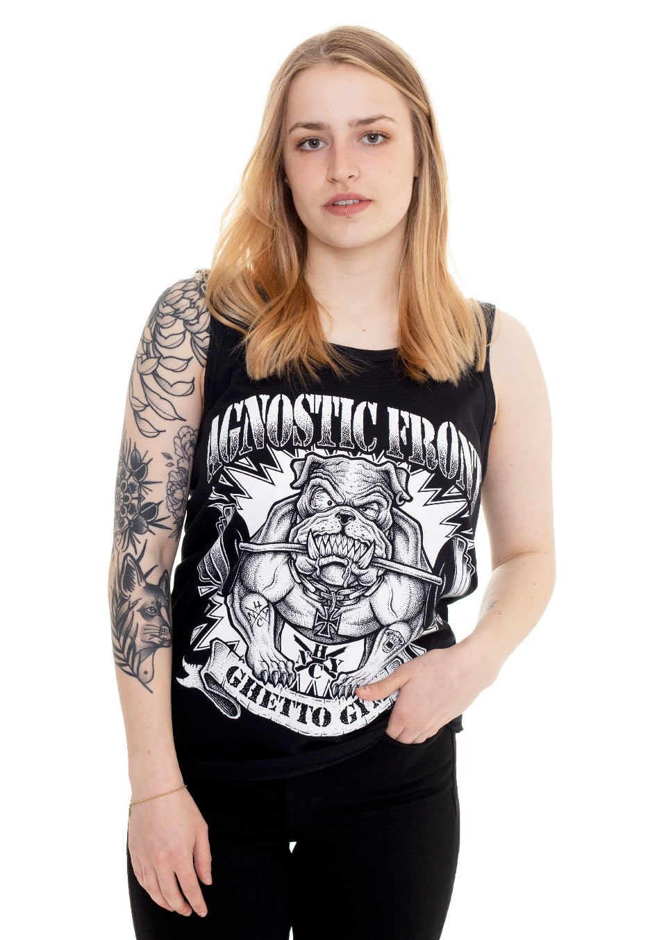 Agnostic Front - Ghetto Gym - Tank Cheap Pice From China