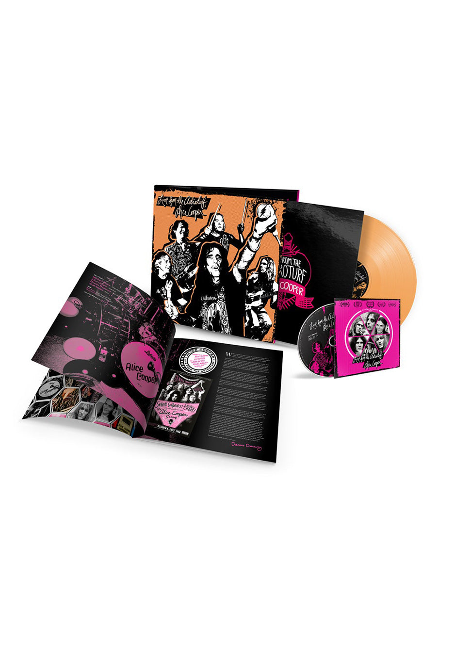 Alice Cooper - Live From The Astroturf Apricot - Colored Vinyl + DVD Outlet Supply