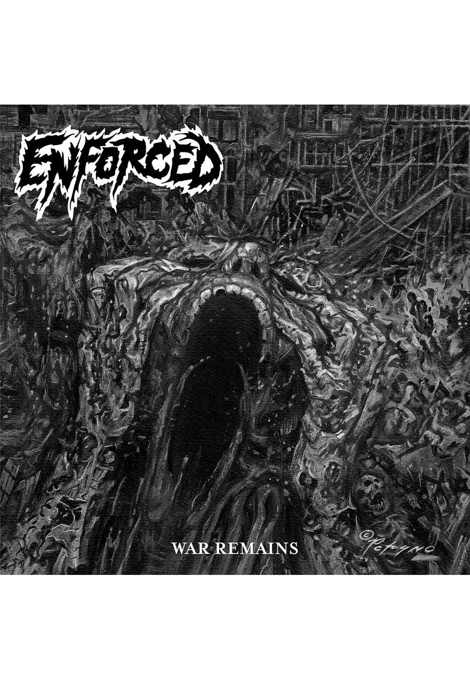 Enforced - War Remains Blue - Colored Vinyl Free Shipping Big Discount