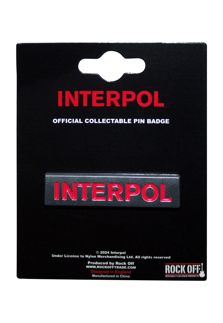 Interpol - Logo - Pin 2025 Unisex Online