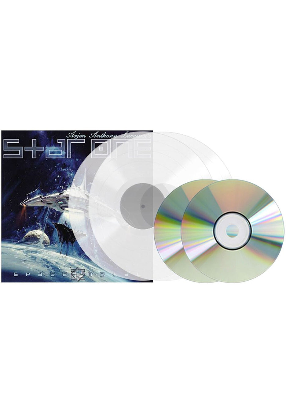 Arjen Anthony Lucassen's Star One - Space Metal Clear - Colored 2 Vinyl + 2 CD