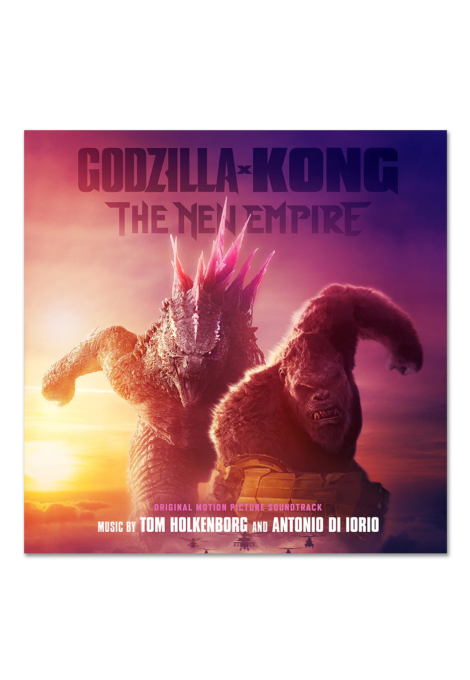 Godzilla - Godzilla X Kong: The New Empire OST Ltd. Neon Pink/Blue Swirl w/ Orange/Pink - Splattered 2 Vinyl Cheap Websites