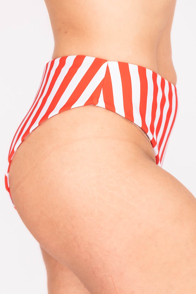 Bayshore Drive Red/White Stripe Bikini Bottoms FINAL SALE Pay With Paypal Cheap Online