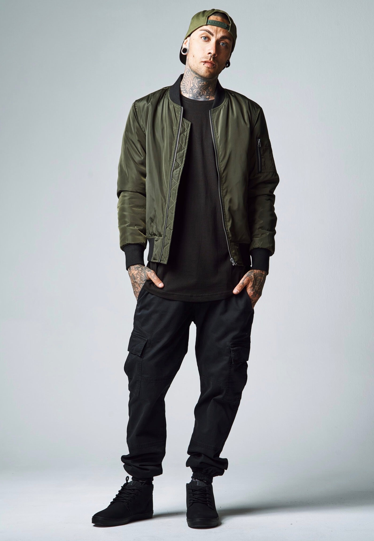 Urban Classics - Washed Cargo Twill - Pants Online Online Cheap Pice