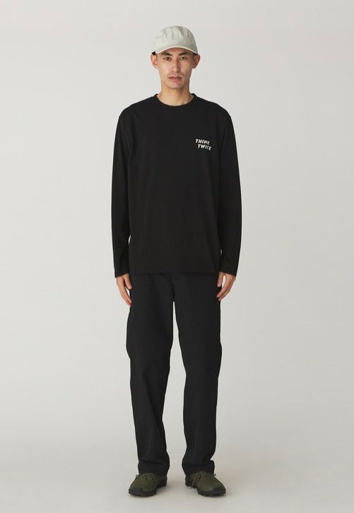 Snow Peak - Think Twice Black - Longsleeve Ebay Online