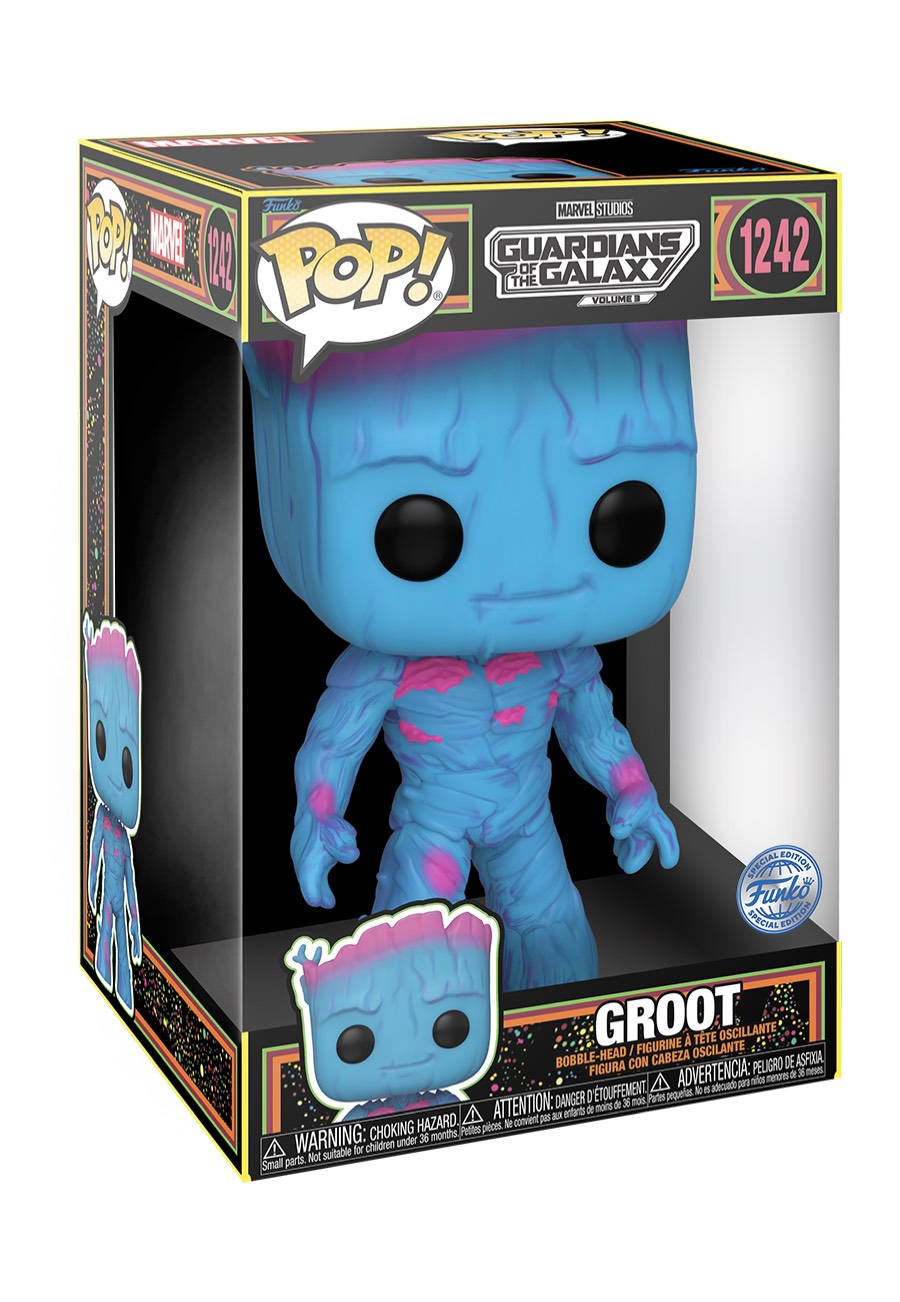 Guardians Of The Galaxy - GOTG3 Groot (Blacklight) POP! Jumbo Bobble-Head - Funko Pop Cheap Sale New Arrival