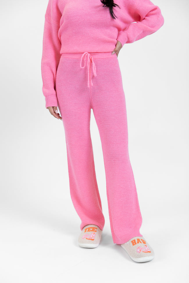 Cloud Chaser Pink Sweater Knit Pants Buy Cheap Reliable