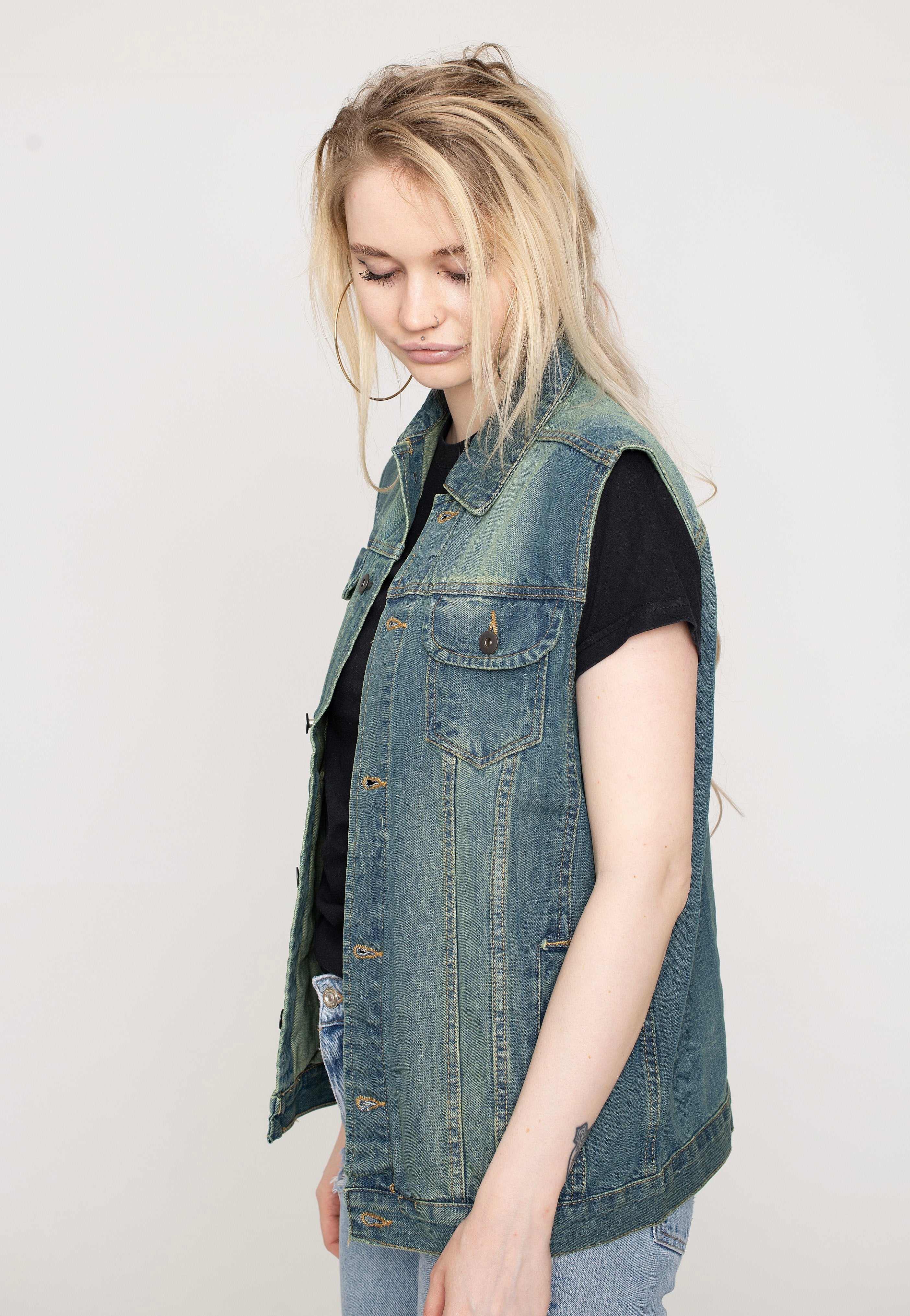 Urban Classics - Denim Lightblue - Vest With Mastercard Cheap Pice