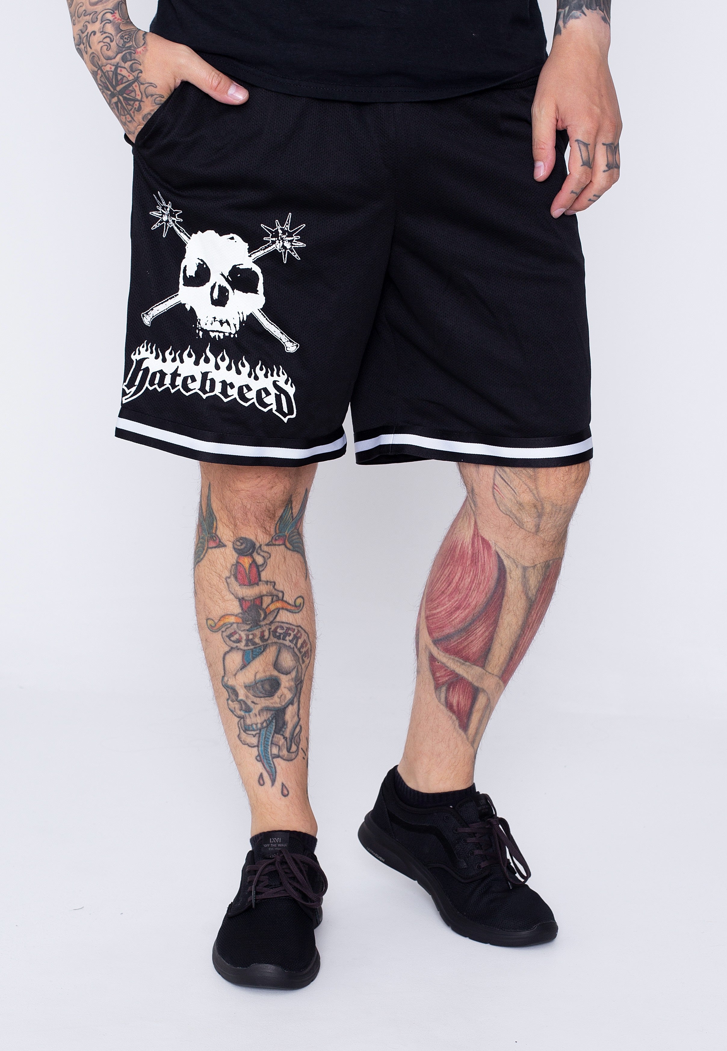 Hatebreed - Skull Striped - Shorts Countdown Package