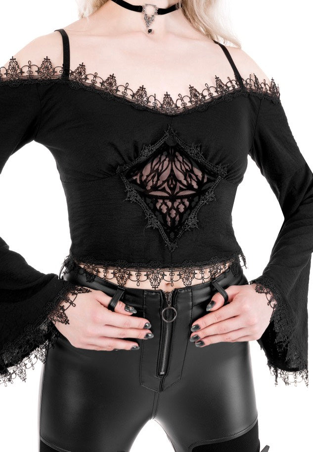 Restyle - Delphyne Black - Top Free Shipping Outlet