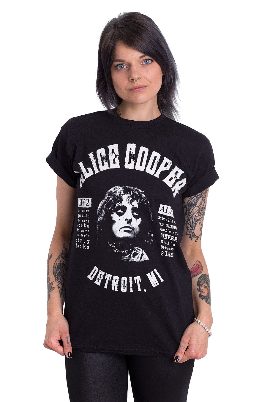 Alice Cooper - School's Out Lyrics - T-Shirt