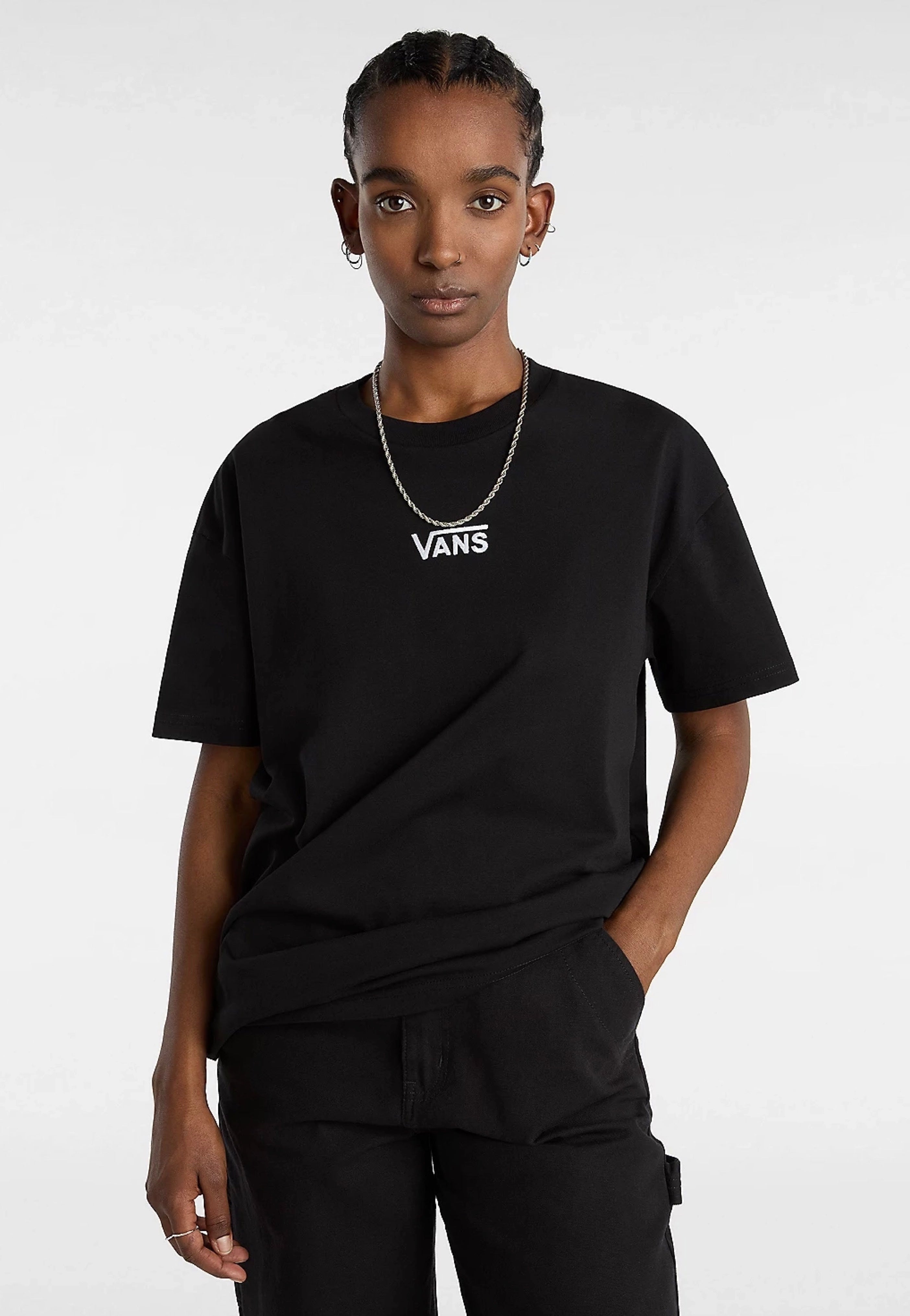 Vans - Flying V Oversized Black - T-Shirt Official Cheap Online