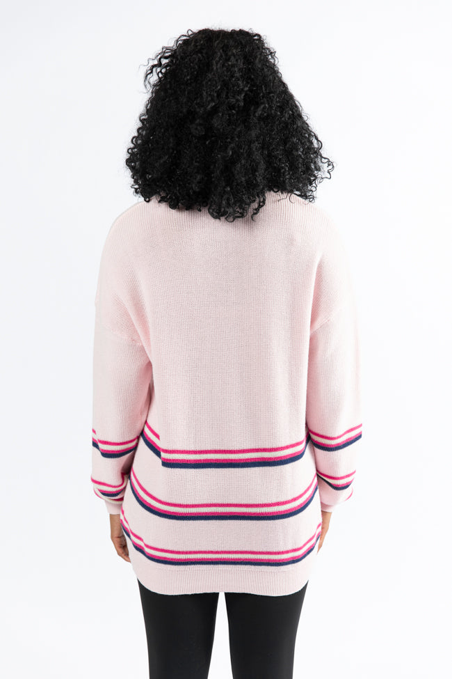 Seeing Stripes Pink and Purple Striped Sweater FINAL SALE Outlet Sale Online