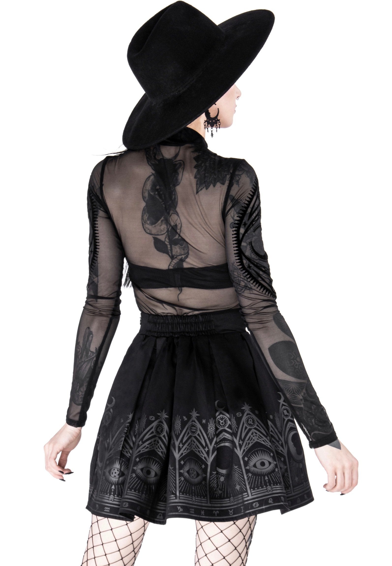 Restyle - Fortune Teller Black - Skirt Pices Cheap Pice